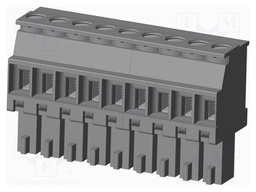 Connector: pluggable terminal block; plug; female; angled 90°