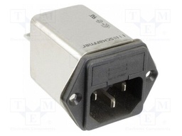 Connector: AC supply; socket; male; 2A; 250VAC; -25÷85°C; 2.7mH