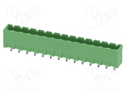 PCB headers, nominal cross section: 2.5 mm?, color: green, n