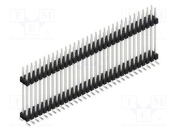 Connector: pin strips; pin header; male; PIN: 62; 2.54mm; SMT; 2x31