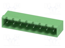 PCB headers, nominal cross section: 2.5 mm?, color: green, n