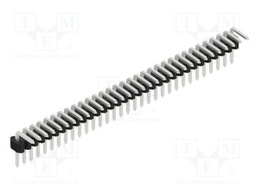 Connector: pin strips; pin header; male; PIN: 32; 1.27mm; THT; 1x32