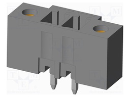 Connector: pluggable terminal block; socket; male; on PCBs