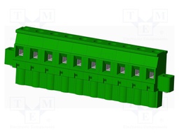 Connector: pluggable terminal block; plug; female; angled 90°