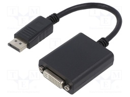 Adapter; DisplayPort 1.2; DisplayPort plug,DVI-I (24+5) socket