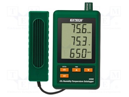 Logger: carbon dioxide, temperature and humidity; LCD 60x50mm