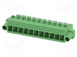 PCB connector, nominal cross section: 6 mm?, color: green, n