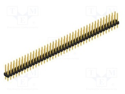 Connector: pin strips; pin header; male; PIN: 80; 2mm; THT; 2x40