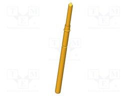 Test needle; Operational spring compression: 4mm; 5A; Ø: 1.3mm