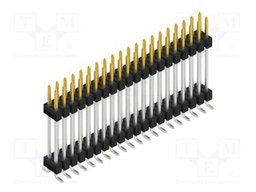 Connector: pin strips; pin header; male; PIN: 40; 2.54mm; SMT; 2x20