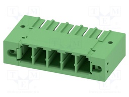 PCB headers, nominal cross section: 6 mm?, color: green, nom