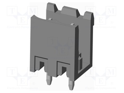 Connector: pluggable terminal block; socket; male; on PCBs