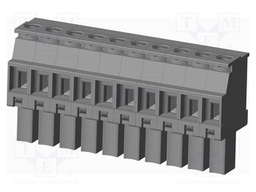 Connector: pluggable terminal block; plug; female; angled 90°