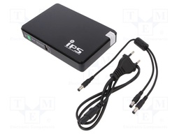 Power supply: router UPS; 159x104x28mm; 15W; No.of out.sockets: 2