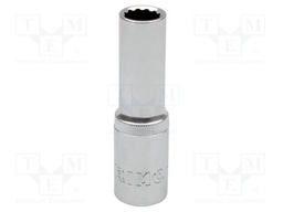 Cap; 12-angles,inch,socket spanner; 9/16"; 1/2"; 78mm; long