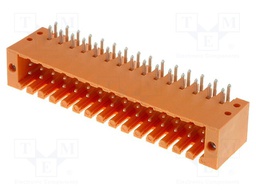 Pluggable terminal block; 3.5mm; ways: 30; angled 90°; socket