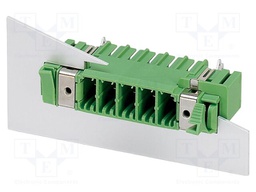Feed-through header, nominal cross section: 6 mm?, color: gr