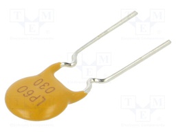 Fuse: PTC polymer; 300mA; Imax: 40A; THT; Iswitch.max: 1.5A