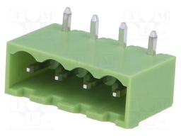 Pluggable terminal block; Contacts ph: 5.08mm; ways: 4; socket
