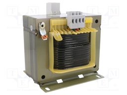 Transformer: mains; 800VA; 400VAC; 24V; Leads: terminal block; IP00