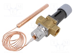 Thermostatic valve; G 1"; brass; AVTA; 0÷16bar; 2m