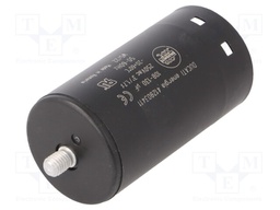 Capacitor: electrolytic; 120uF; Ø45.5x84mm; ±10%; M8 screw; 250VAC