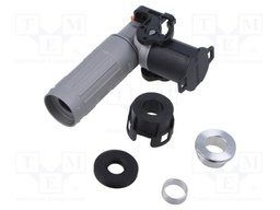 Connector: DC supply; male; angled; for cable; -40÷125°C; PowerLok