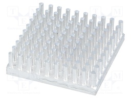 Heatsink; LED; L: 36mm; W: 36mm; H: 10mm; 4.7K/W