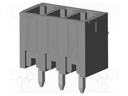Connector: pluggable terminal block; socket; male; on PCBs