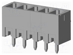 Connector: pluggable terminal block; socket; male; on PCBs