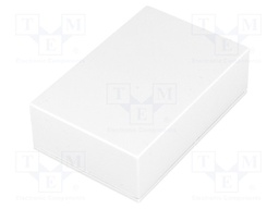 Enclosure: designed for potting; X: 60mm; Y: 90mm; Z: 28mm; ABS; grey