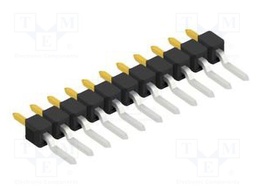 Connector: pin strips; pin header; male; PIN: 11; 2.54mm; SMT; 1x11