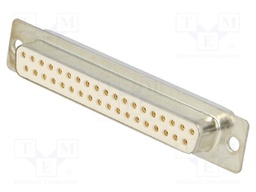 D-Sub; PIN: 37; plug; female; for cable; soldering
