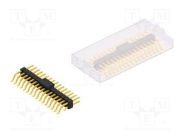 Connector: pin strips; pin header; male; PIN: 32; 2.54mm; SMT; 2x16