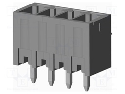 Connector: pluggable terminal block; socket; male; on PCBs
