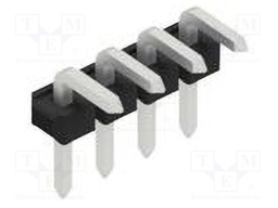 Connector: pin strips; pin header; male; PIN: 4; 2.54mm; THT; 1x4