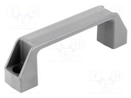 Handle; Mat: technopolymer (PA); grey; H: 41mm; L: 137mm; W: 26mm