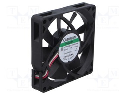 Fan: DC; axial; 24VDC; 80x80x15mm; 32.9dBA; Vapo; Out: R type