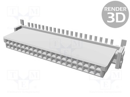 Connector: PCB to PCB; female; PIN: 40; 1.27mm; Series: har-flex