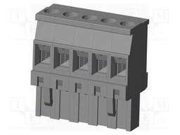 Connector: pluggable terminal block; plug; female; angled 90°