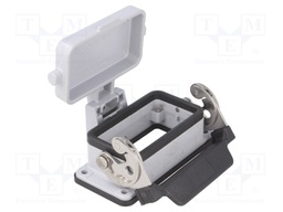 Enclosure: for HDC connectors; C-TYPE; size 57.27; with cover