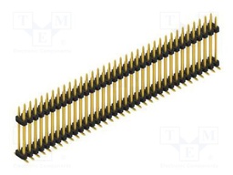 Connector: pin strips; pin header; male; PIN: 70; 2mm; SMT; 2x35