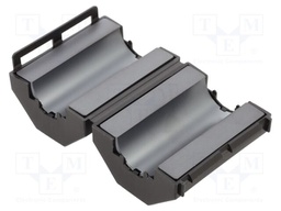 Ferrite: two-piece; on round cable; 44; 0÷85°C; 367Ω; 100MHz