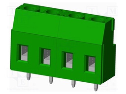 Connector: PCB terminal block; terminal; Plating: tinned; on PCBs