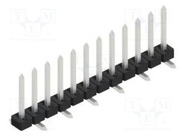 Connector: pin strips; pin header; male; PIN: 12; 2mm; SMT; 1x12