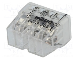 Installation quick splice; 2273; spring clamp; 0.5÷2.5mm2; 450V