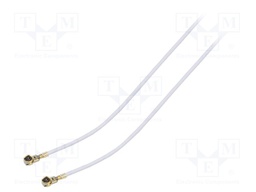 Cable: coaxial; U.FL,both sides; female; angled 90°; female; 0.3m