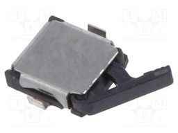Switch: detecting; Pos: 2; SPST-NO; 0.001A/5VDC; black; 0.3N