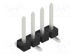 Connector: pin strips; pin header; male; PIN: 4; 2.54mm; SMT; 1x4
