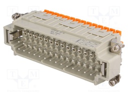 Connector: HDC; male; CDSH; PIN: 42; 42+PE; size 104.27; 10A; 400V